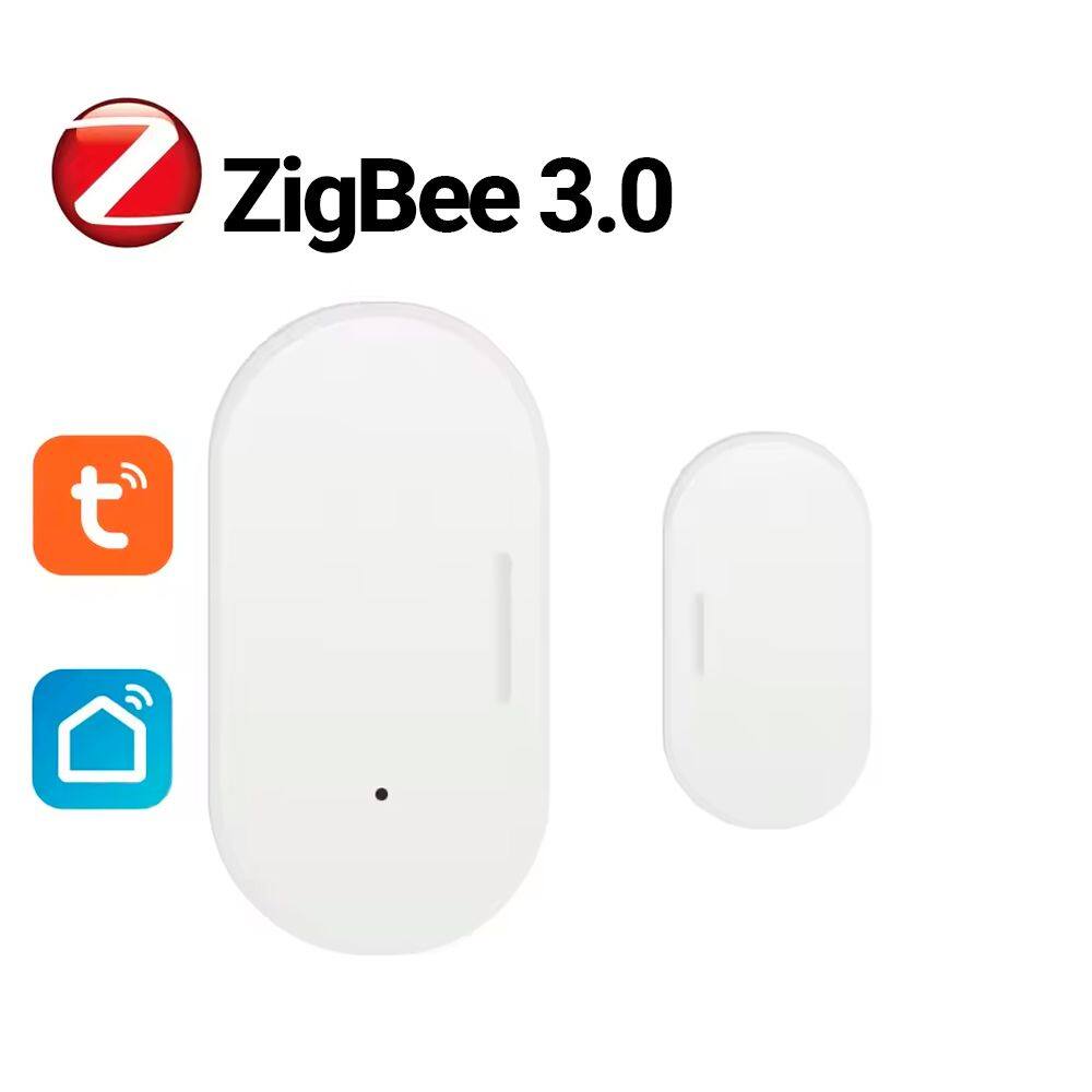 Sensor Magnético de Abertura, Zigbee 3.0, Para Portas e Janelas, Controle Por Aplicativo, Branco