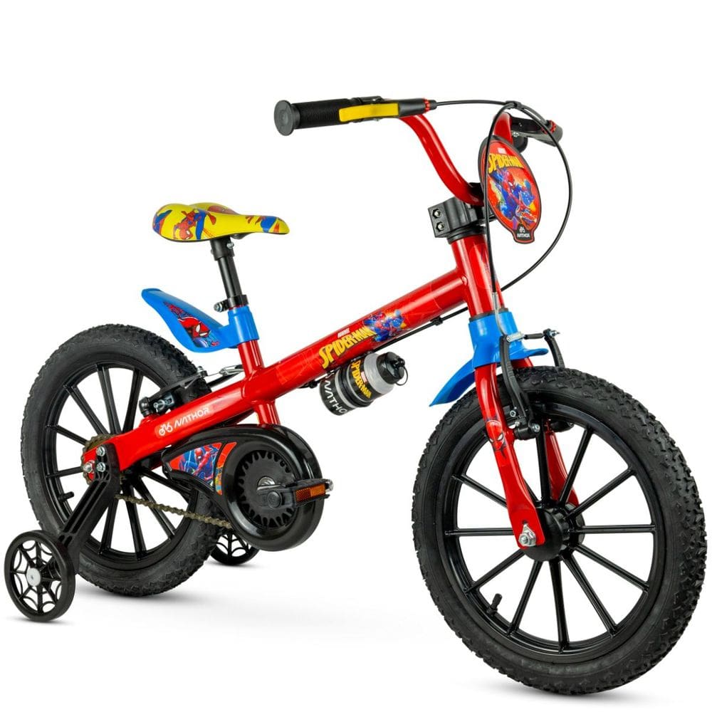 Bicicleta Infantil Masculina Aro 16 Spider- Man Nathor