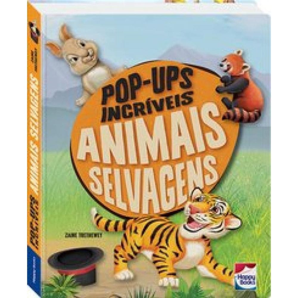 Livro Pop-Ups Incriveis - Animais Selvagens
