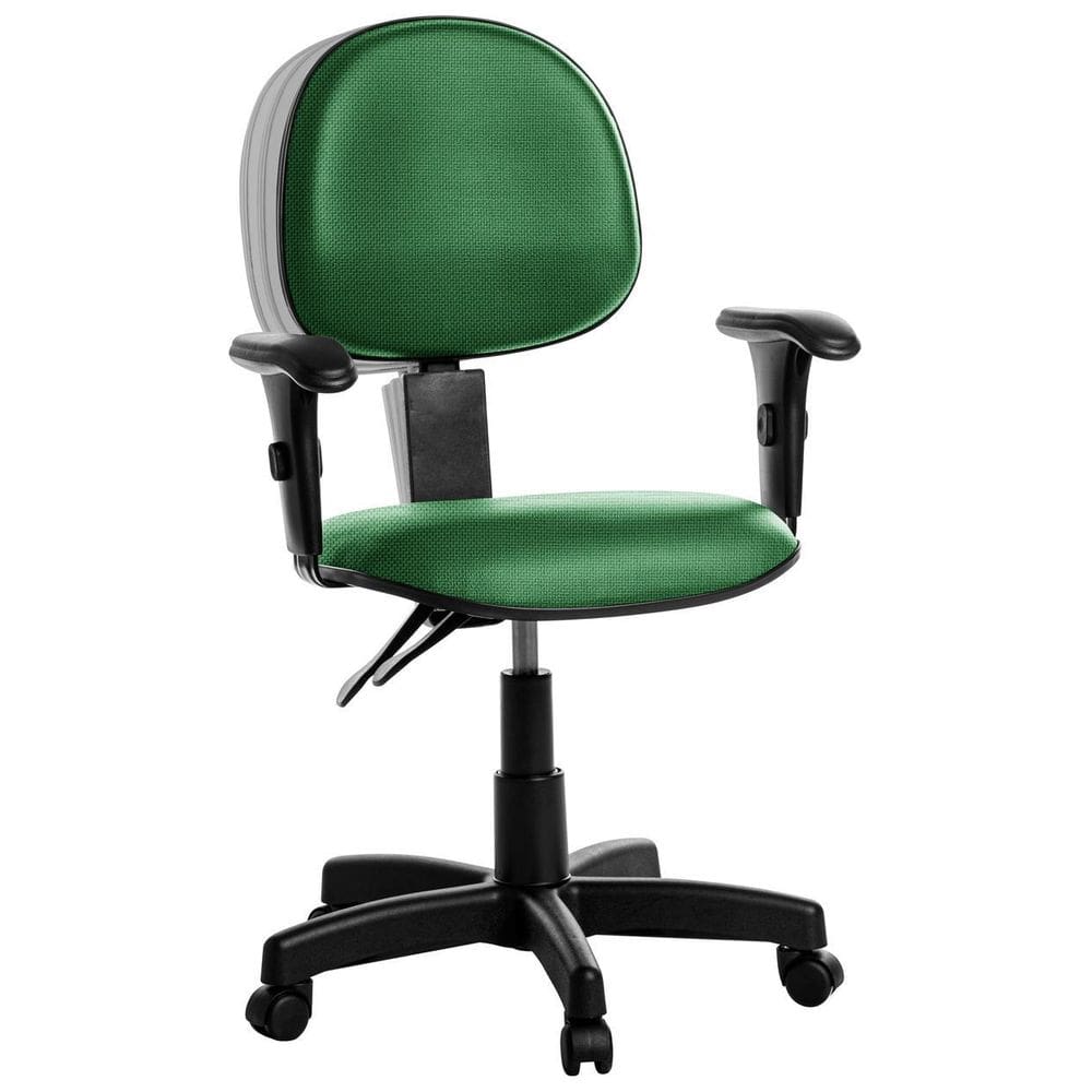 Cadeira Ergonômica Executiva Com Braço Verde RJ