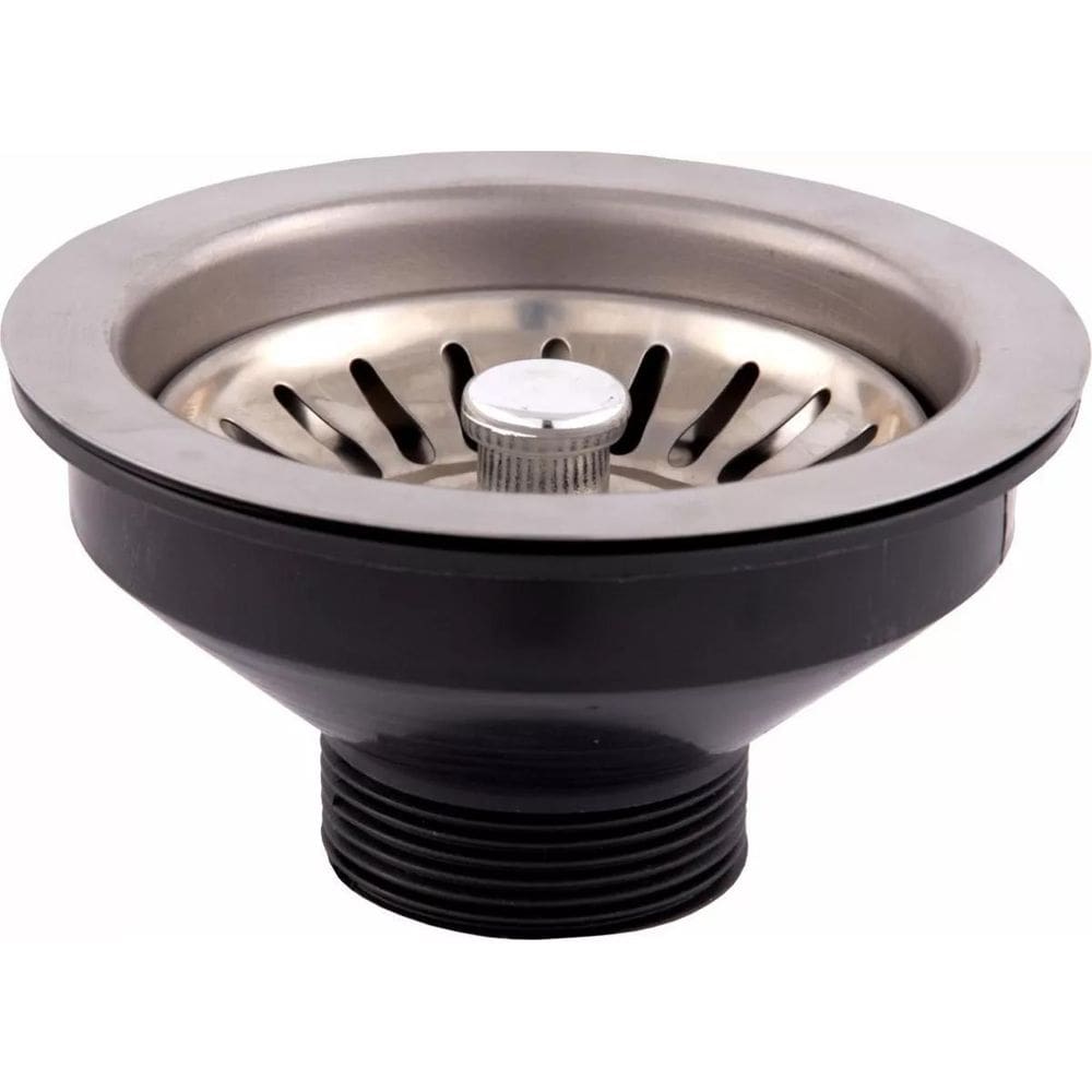 Válvula Pia Americana Aço Inox 4` 1/2