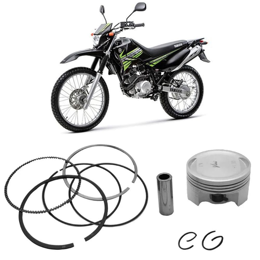 Kit Pistão Anel 0.50 YBR 125 XTZ 125 TTR125 Vini Controlflex