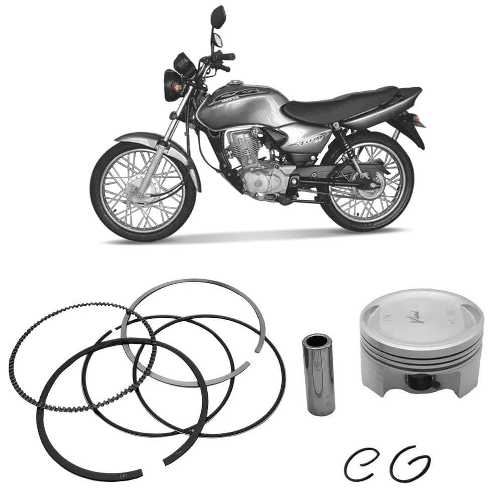 Kit Pistão Anel Motor 1.50 CG 125 NXR 150 Vini-Controlflex