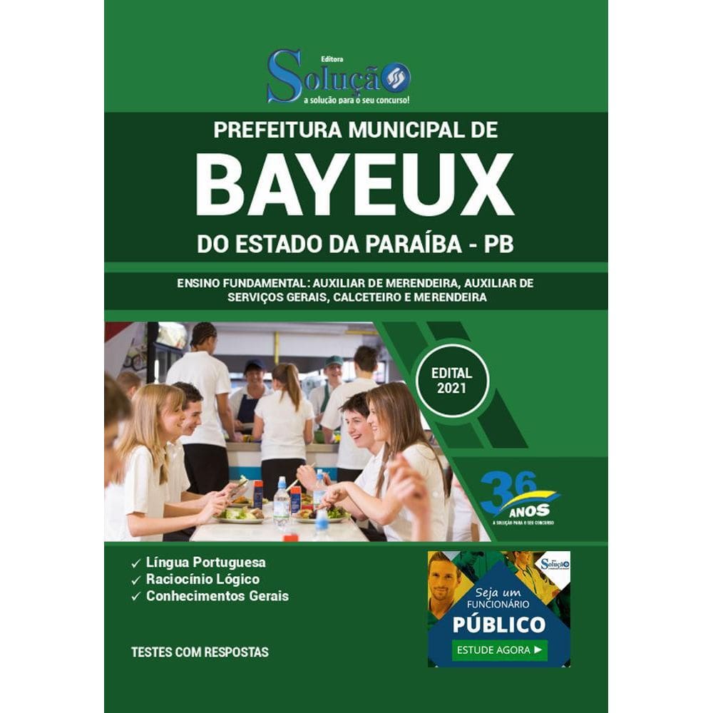 Apostila Concurso Bayeux Pb - Ensino Fundamental