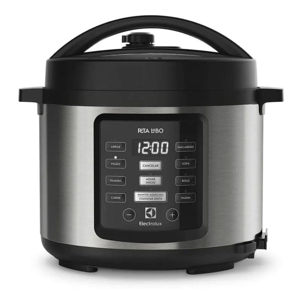 Panela de Pressão Elétrica 1000w Experience Digital 5 Litros Desligamento Automático Electrolux