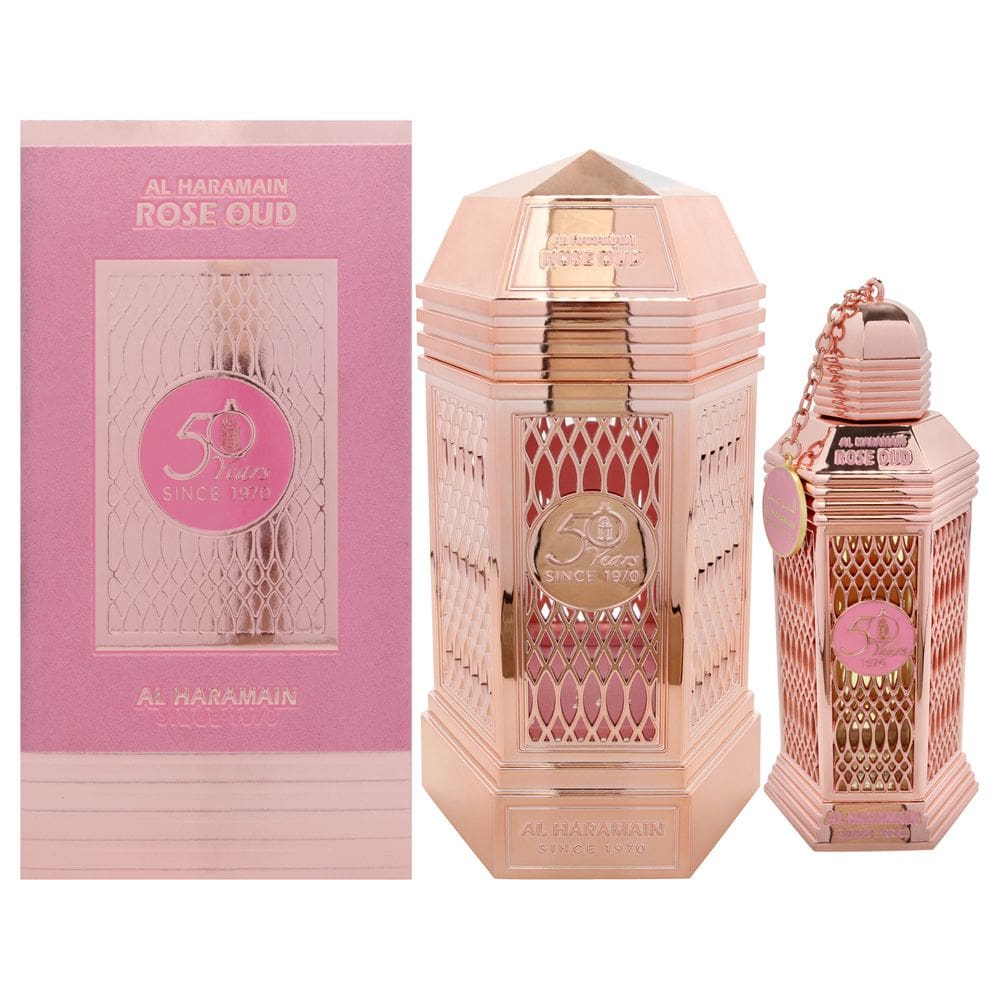 Perfume Al Haramain Rose Oud Eau de Parfum 100ml para mulheres