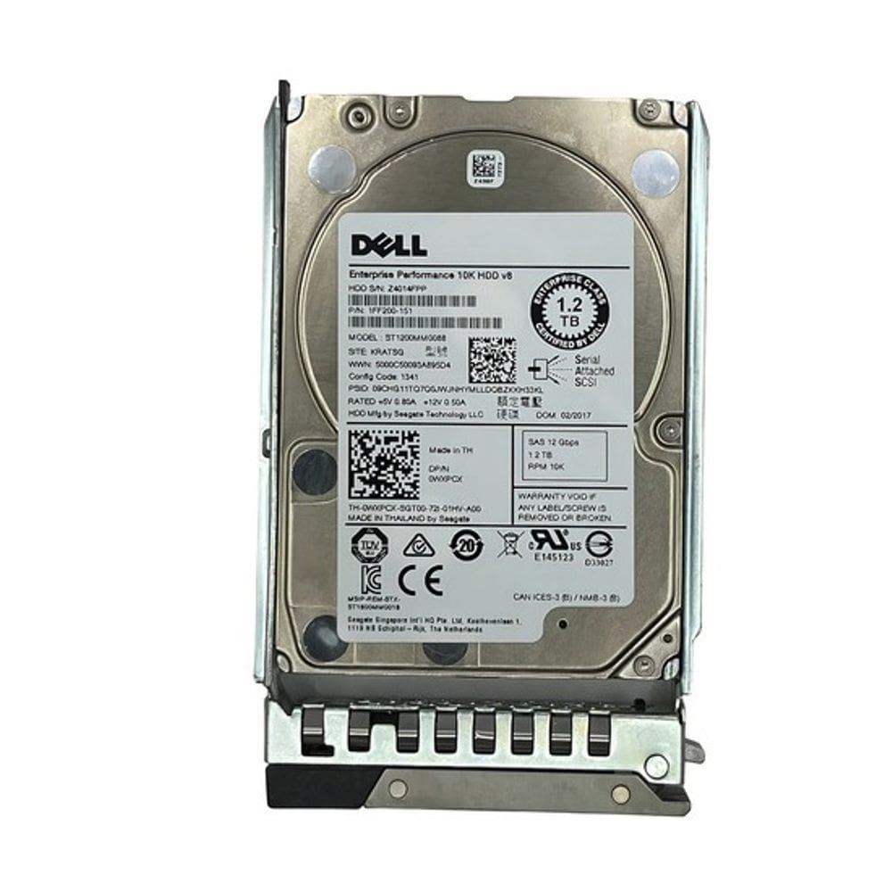 HD 1,2 TB Disco rigido Dell enterprise 10k hdd v8 St1200mm0088