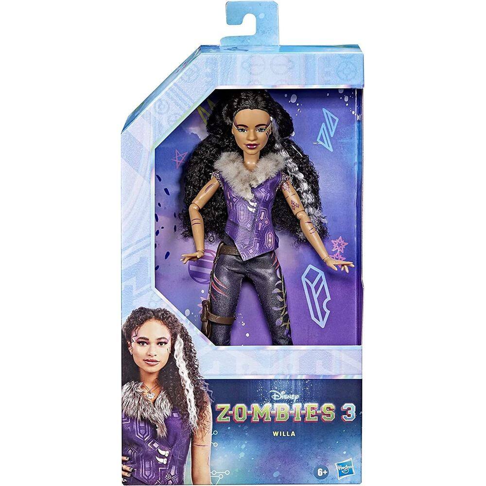 Boneca moderna Disney Princess Zombies 3 Willa 30 cm com roupa