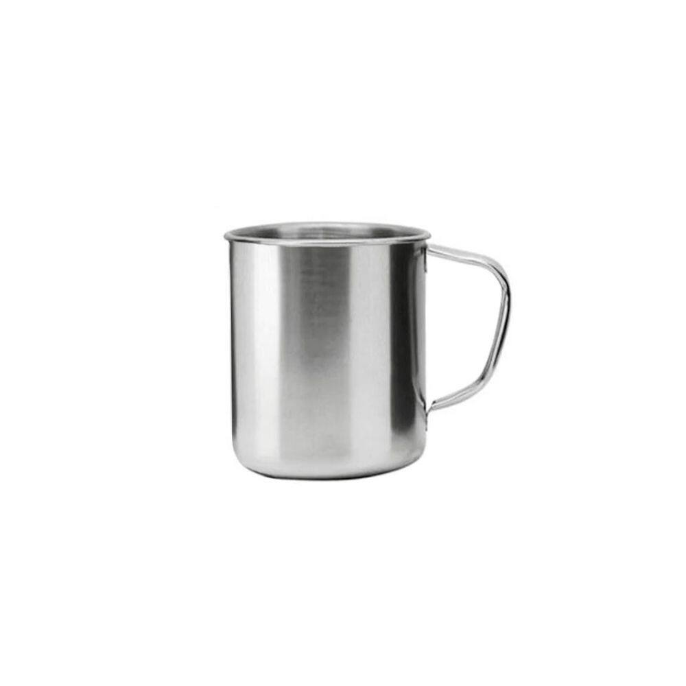 Caneca Xicara Aço Inox Bar Restaurante Acampar 250ml