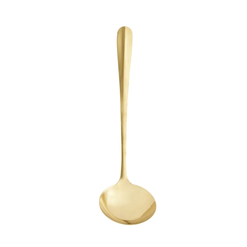 Concha Dourada Buffet Utensilios Aço Inox Positano 32cm