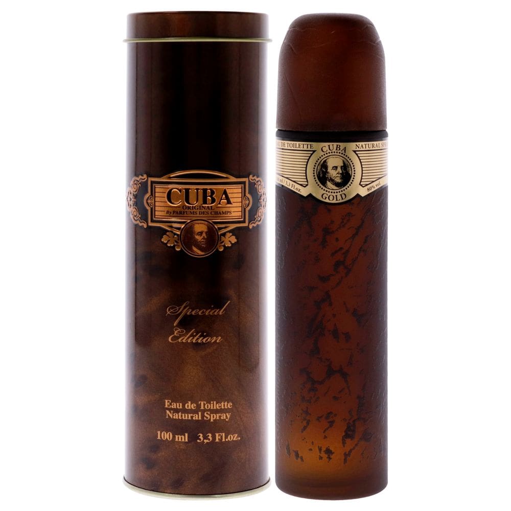 Perfume Cuba Gold Cuba para homens Eau de Toilette 100ml