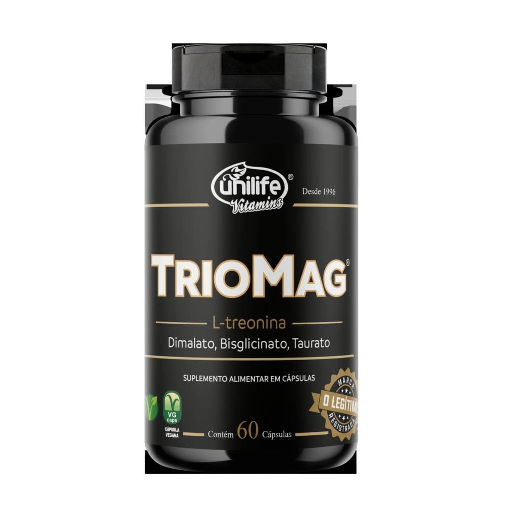TrioMag - Complexo de Magnésio 700mg 60 Caps - Unilife
