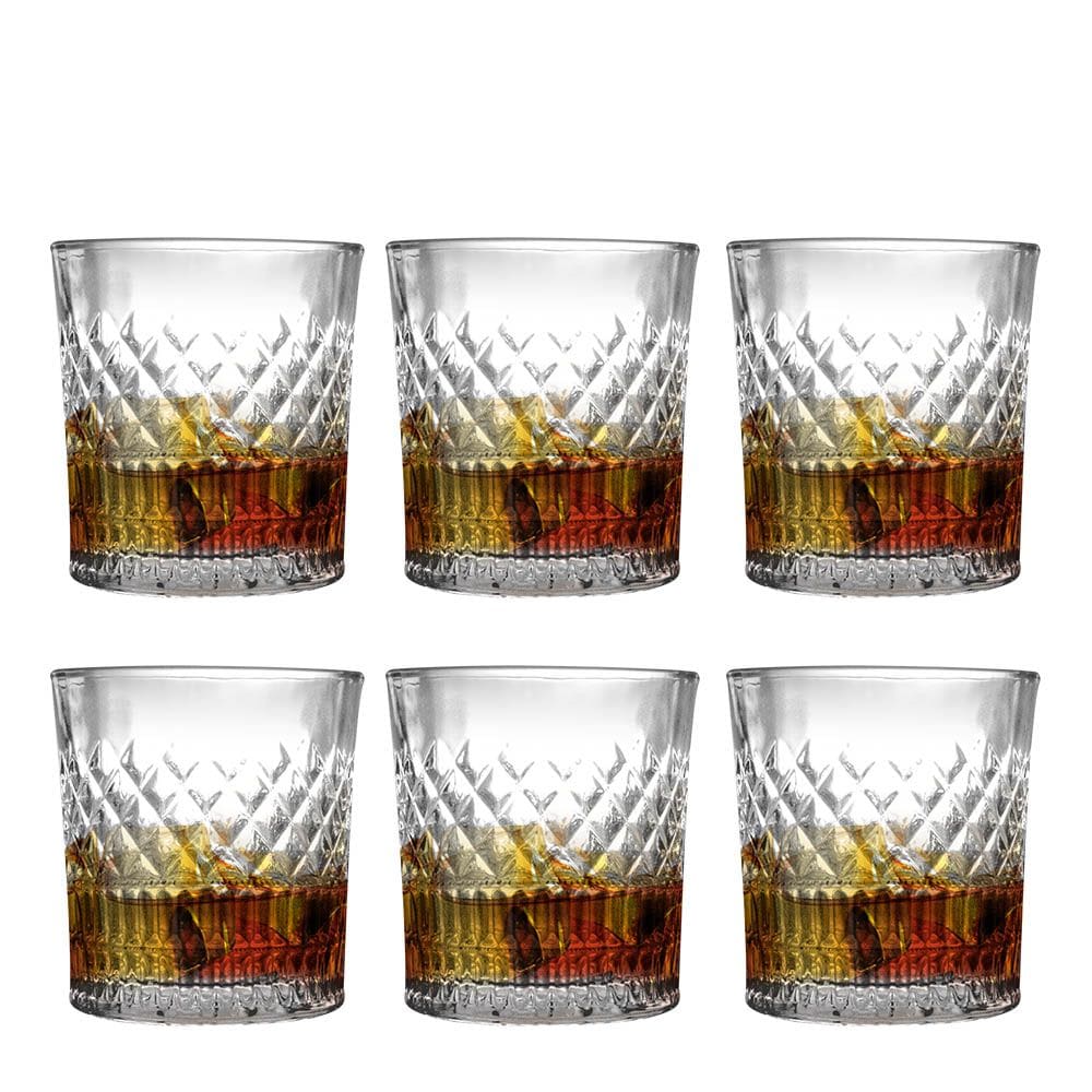 Jogo de Copos Esplanada Rocks de Cristal 6pcs 310ml - Ruvolo