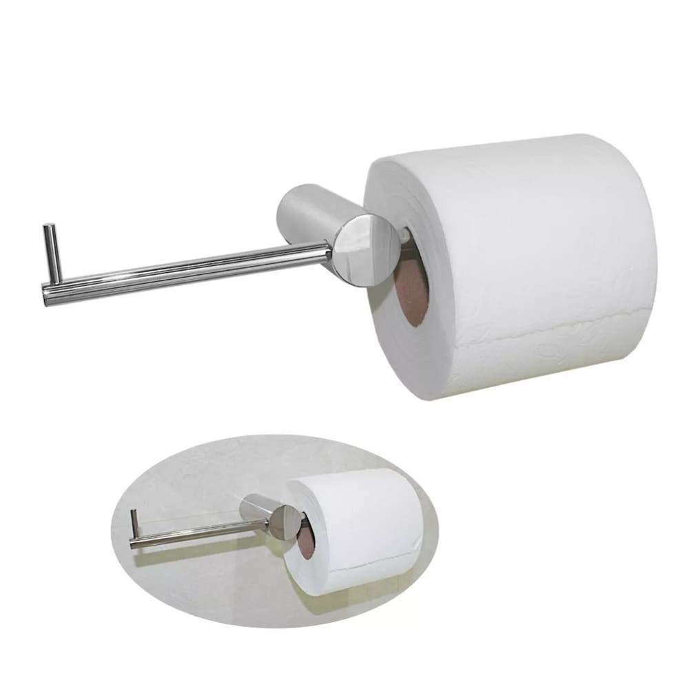 Porta Papel Higiênico Duplo Papeleira Aço Inox 304 - Pa2012