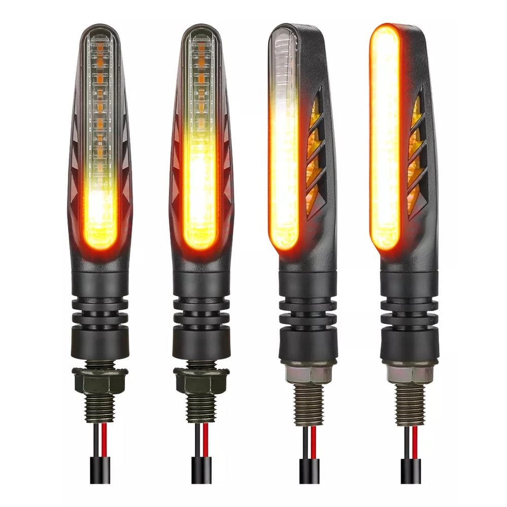 Kit 4 Piscas Seta Led Xre Cb300 Bros Cg Titan Fan 150 Sequencial
