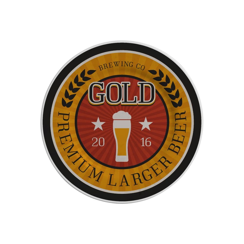 Conjunto Com 6 Pratos Sobremesa Beer Plus -B