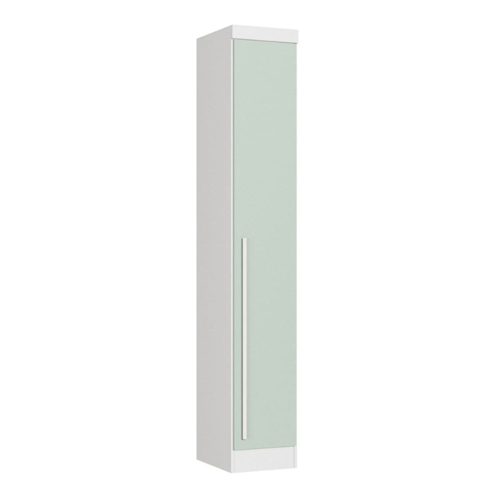 Guarda-Roupa Modulado 1 Porta Infinity Branco Line/Pistache