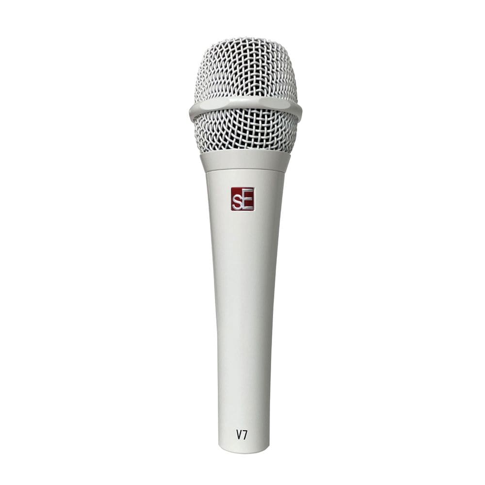 Microfone de mão sE Electronics V7-White de nível de estúdio