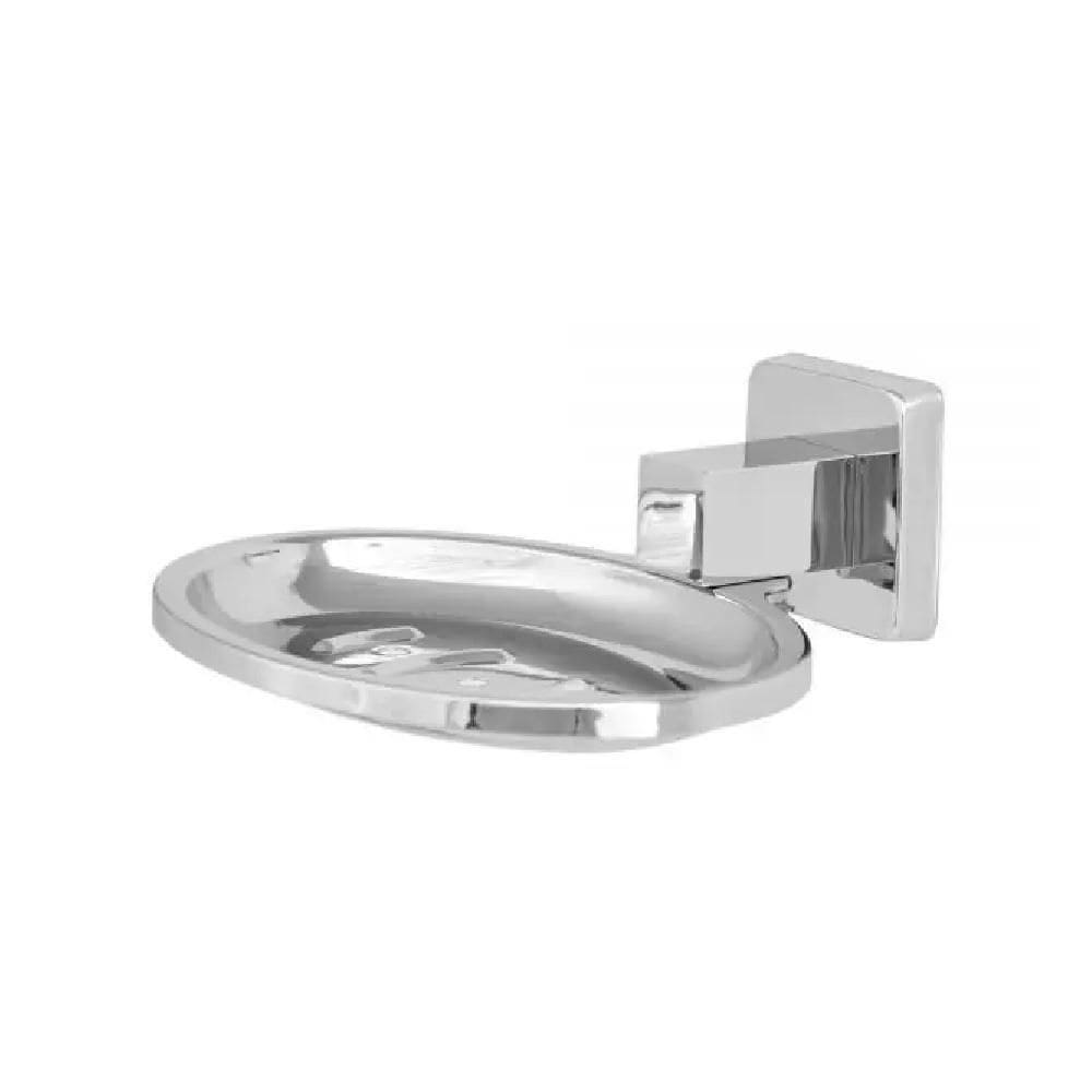 Saboneteira Para Banheiro Super Luxo Latão Lucca - Cromado