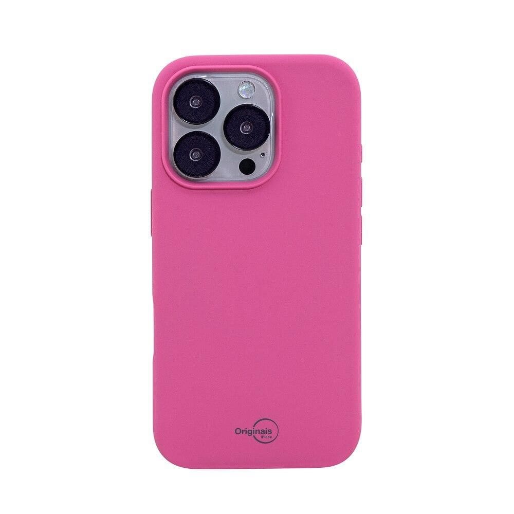 Capa iPhone 16 Pro, Originais iPlace, Silicone Essential, Pink