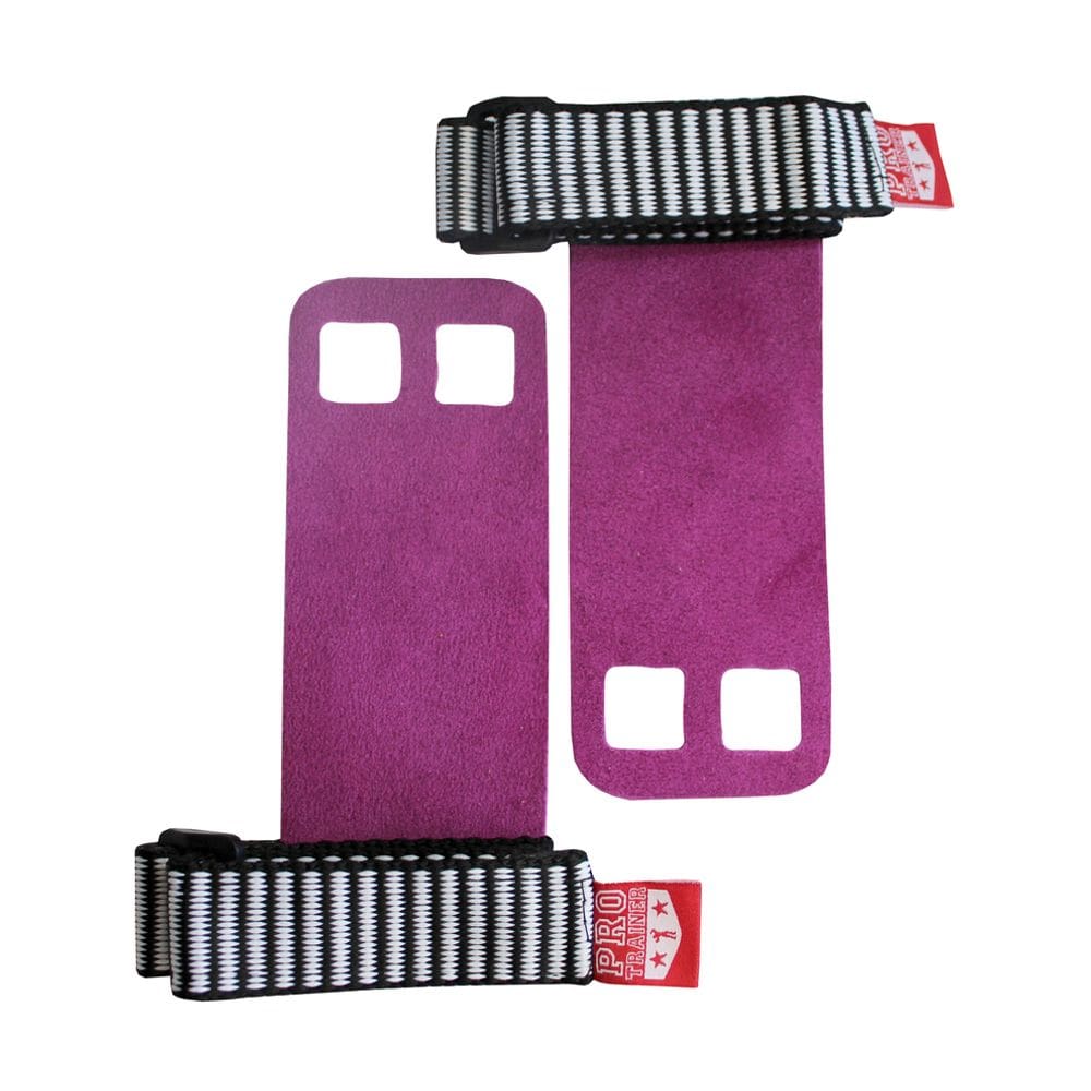 Grip 2 furos crossfit luva dedos protetor roxo m