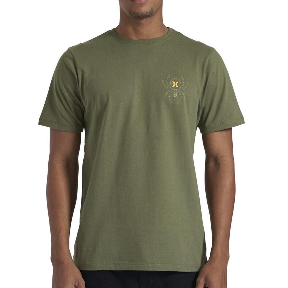 Camiseta Hurley Spider WT25 Masculina Militar