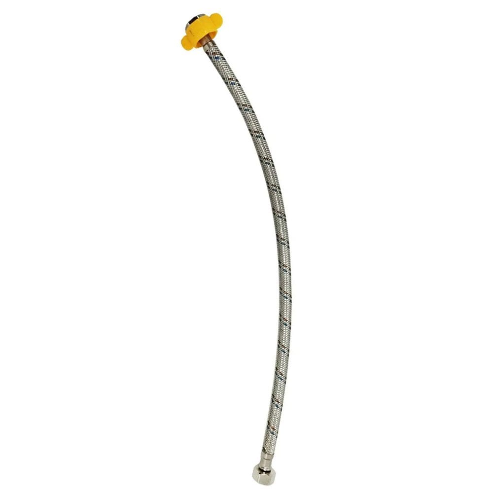Engate Rabicho Mangueira Flexivel 60Cm Trançado Resistente Pia Torneira Cozinha Banheiro Casa Lavabo