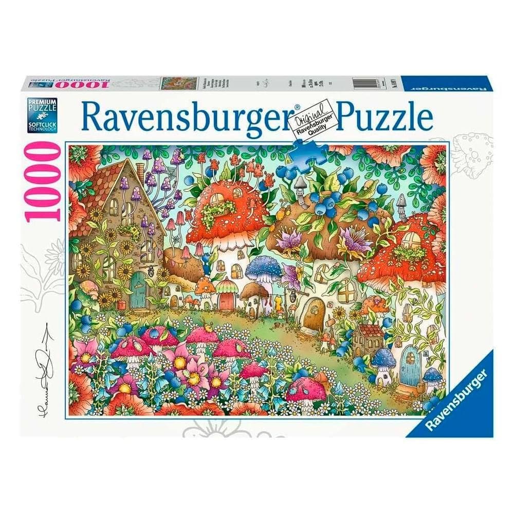 Puzzle 1000 peças Casa de Cogumelos - Importado - Ravensburger