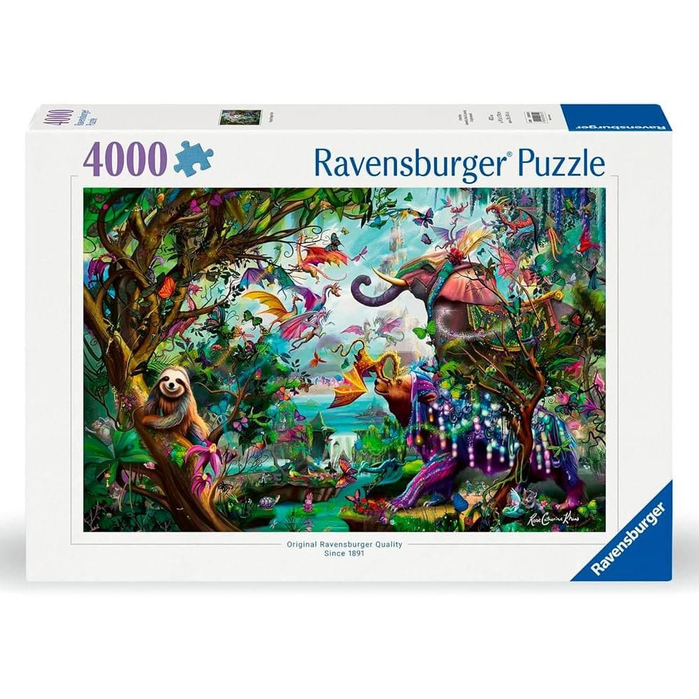 Puzzle 4000 peças Dragões Tropicais - Importado - Ravensburger