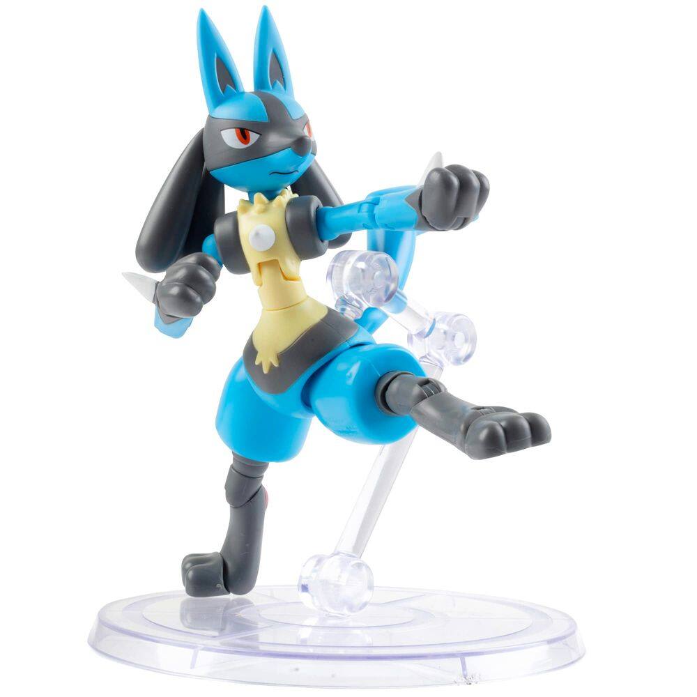 Boneco de ação Jazwares Pokémon Lucario 15 pontos de 6 polegadas