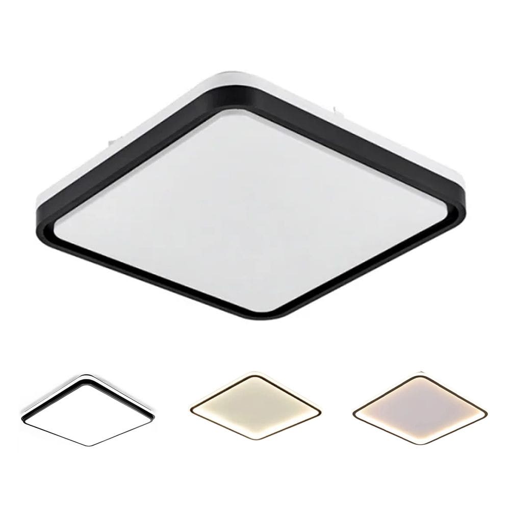 Lustre Plafon 3 em 1 LED Sobrepor Iluminaçao Moderno Decoraçao Quarto Sala de Estar Jantar Recepçao Residencial Empresarial Ambiente