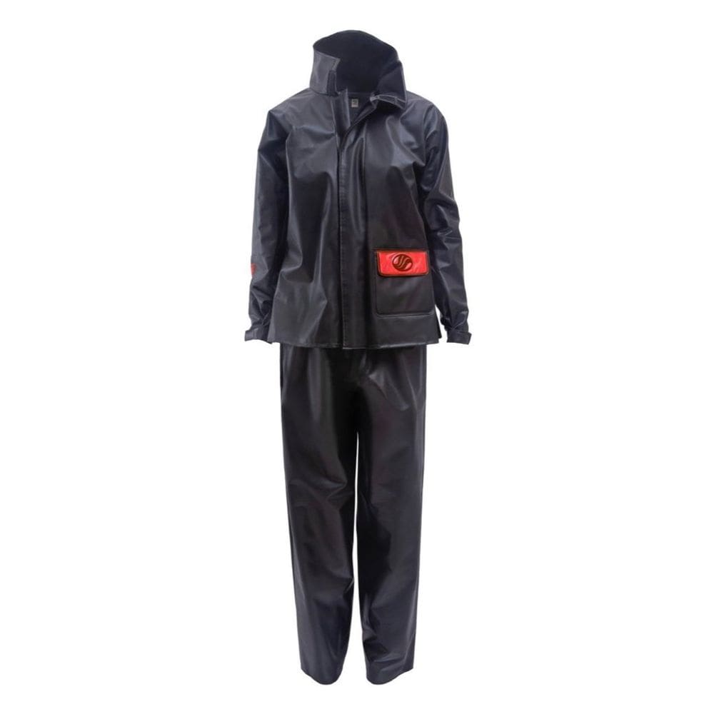 Capa Roupa Chuva Feminino Moto Motoqueira Motociclista Preto Alba Europa Pvc