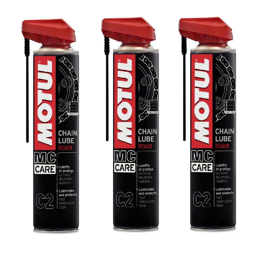 Lubrificante Motul C2 Chain Lub Road - 0,4L -Uso Ate 600Cc - 3 Unidades -