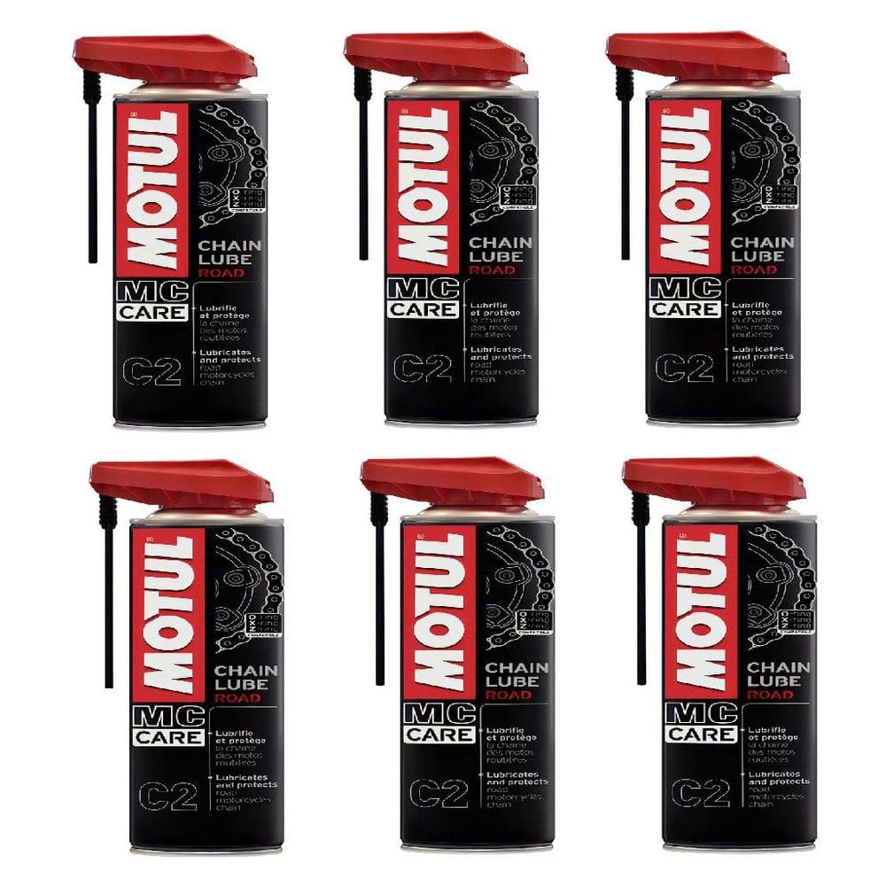 Lubrificante Corrente Spray Motul C2 Chain Lube Road 400ml 6 UNIDADES
