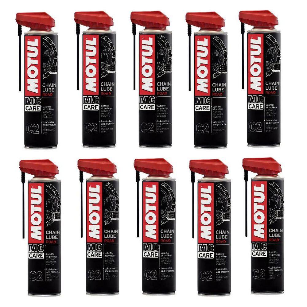 Lubrificante Motul C2 Chain Lub Road - 0,4L -Uso Ate 600Cc  10 Unidades
