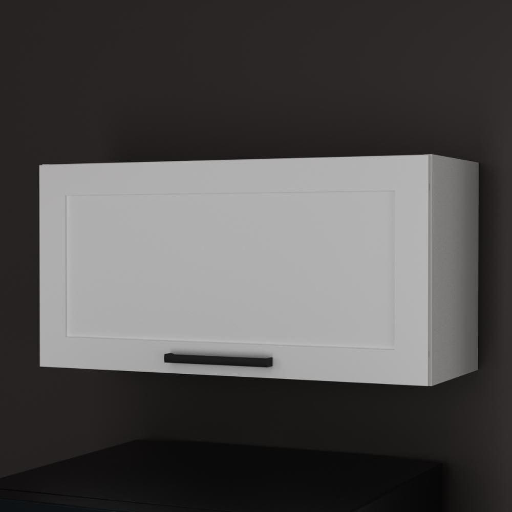Armário De Cozinha Aéreo Em Mdf Com 1 Porta Basculante 80cm Multimóveis Cr20433 Branco