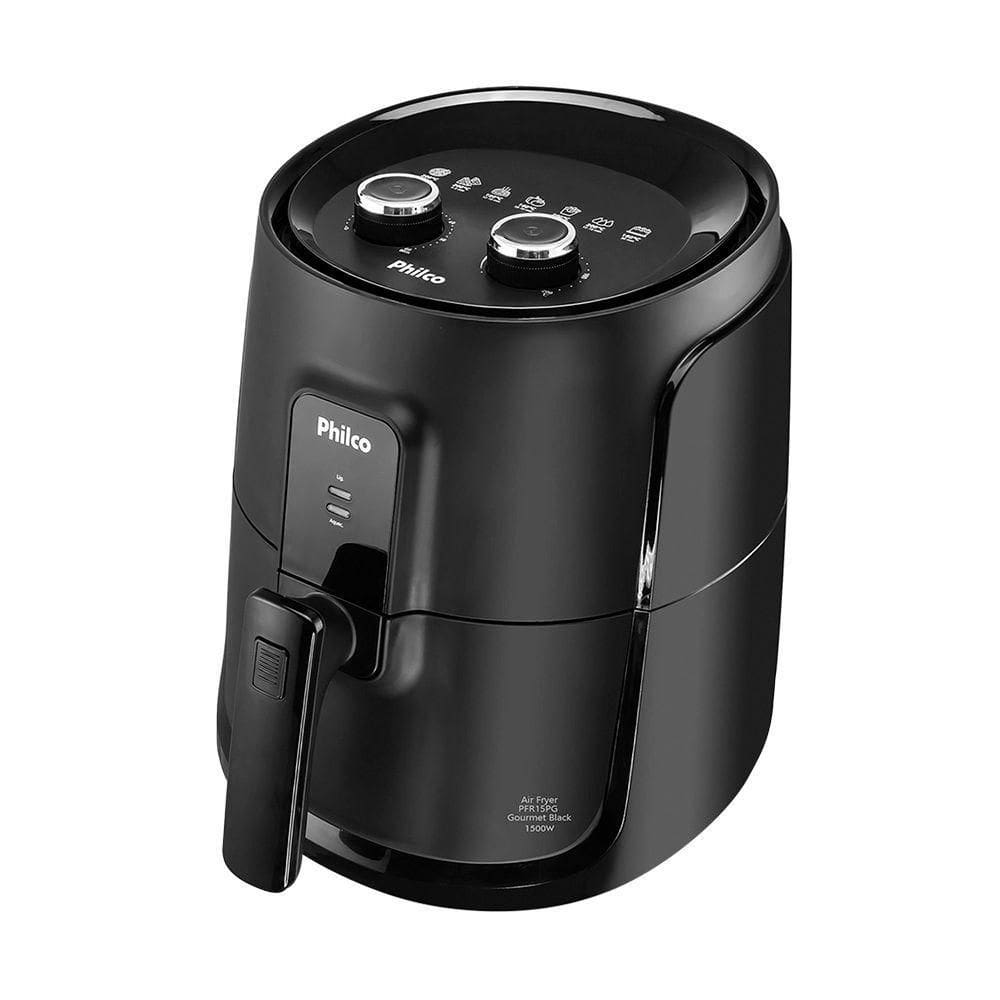 Fritadeira Elétrica Philco Air Fryer Gourmet Black 4,4l Pfr15pg Preta 220v