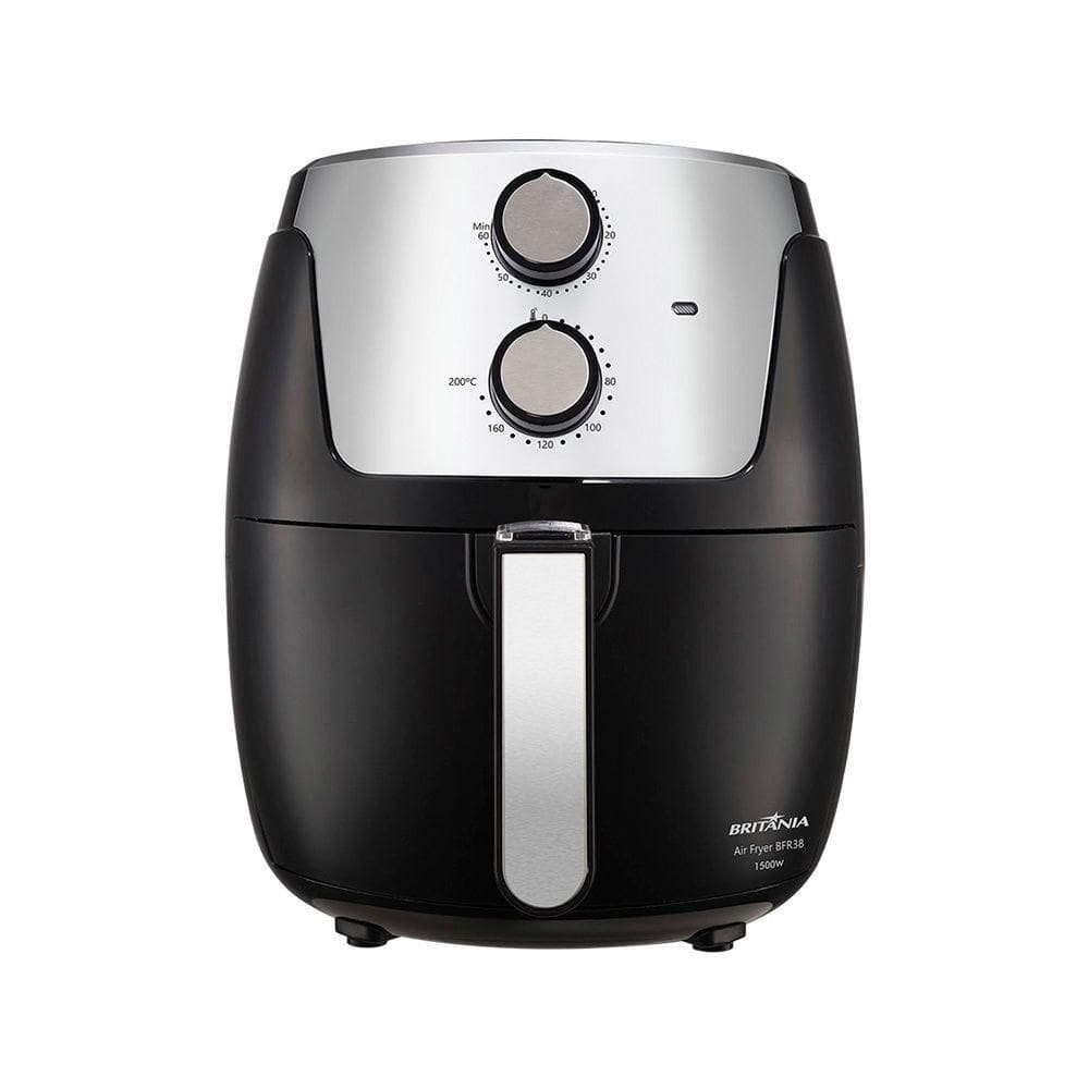 Fritadeira Elétrica Britânia Air Fryer Bfr38 4,2 Litros Preta 127v