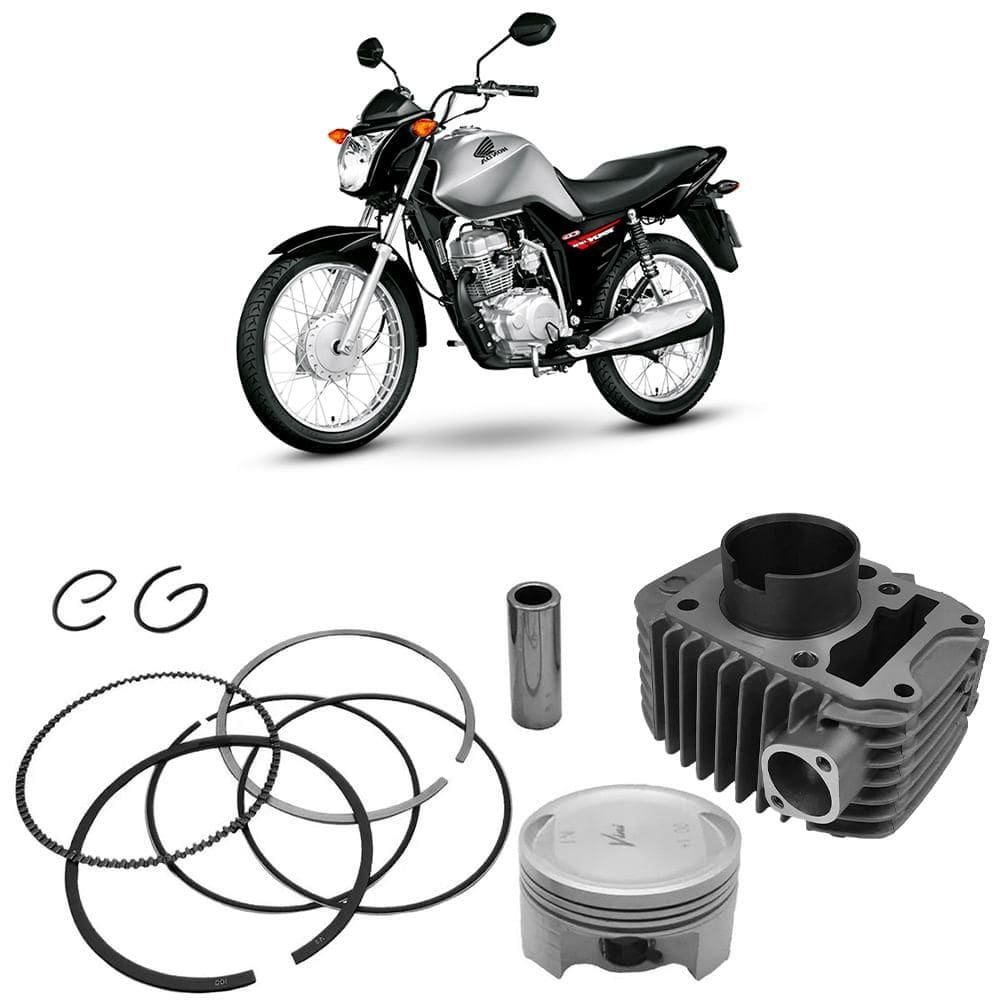 Kit Motor Cilindro CG 125 Fan NXR 125 Bros Vini Controlflex