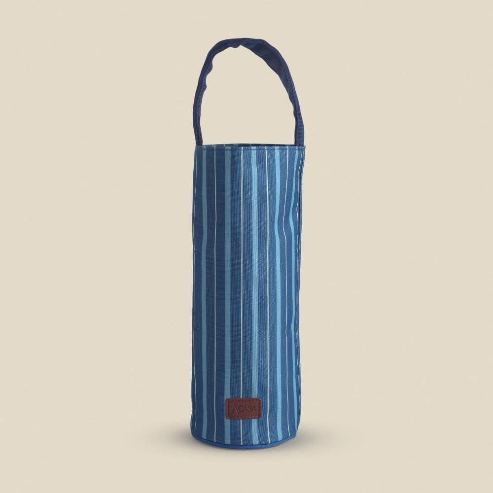 Bolsa Térmica para 1 Garrafa Azul - A\\CASA