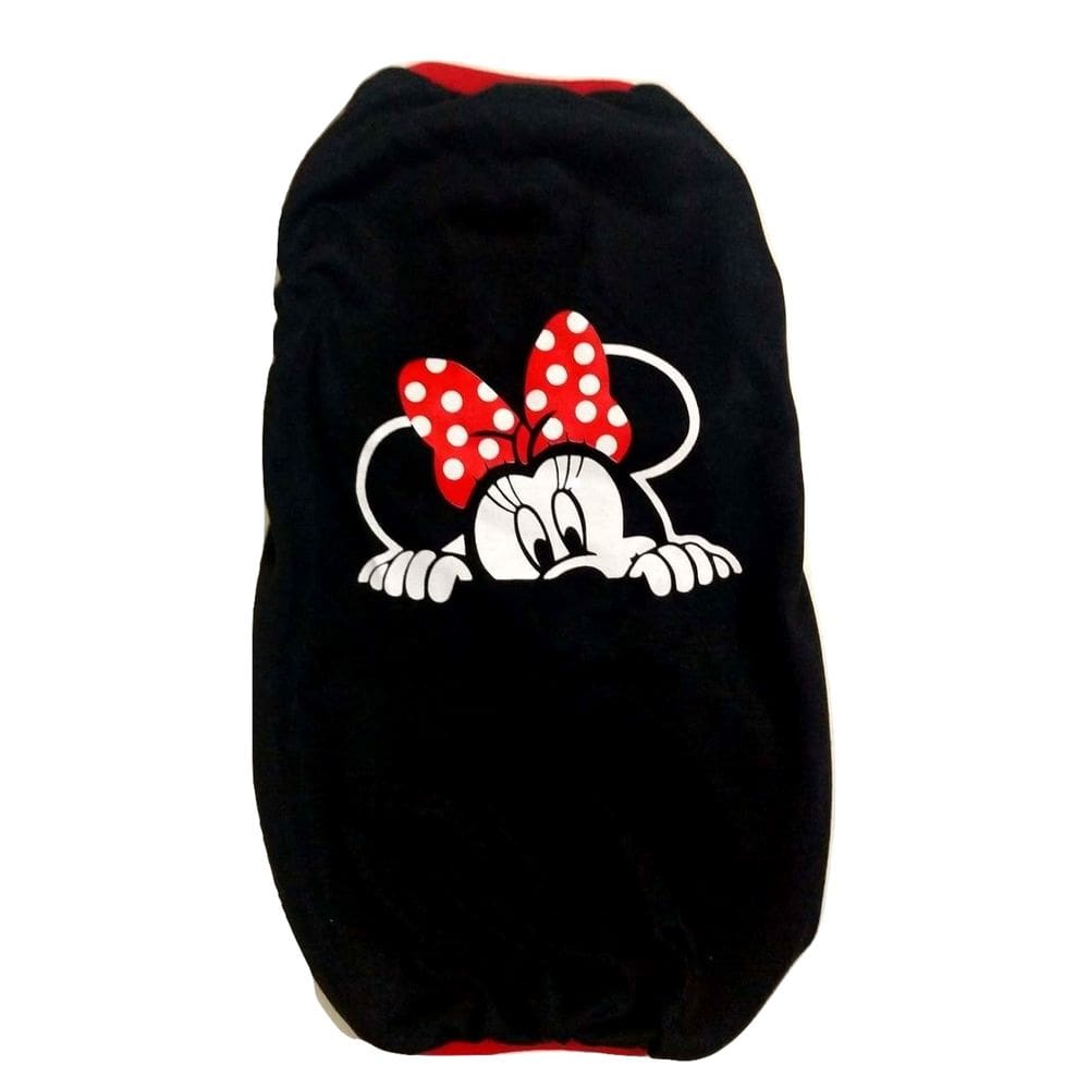 Camiseta Para Cachorro Minnie Preta - Tamanho M