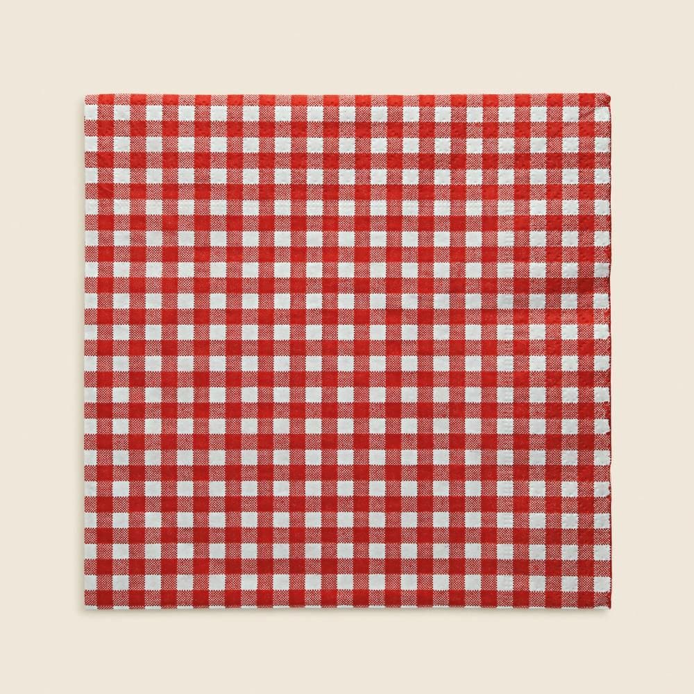 Guardanapo Importado Vermelho 33x33 - VICHY