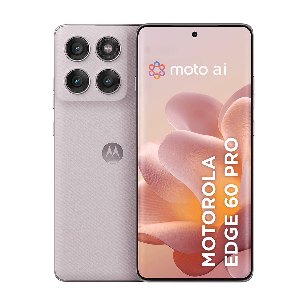 Smartphone Motorola Edge 60 PRO 5G - 512GB 24GB (12GB RAM+12GB Ram Boost) Tela Quad-Curve moto AI 50MP Sony Camera ultrarresistencia militar IP68+IP69