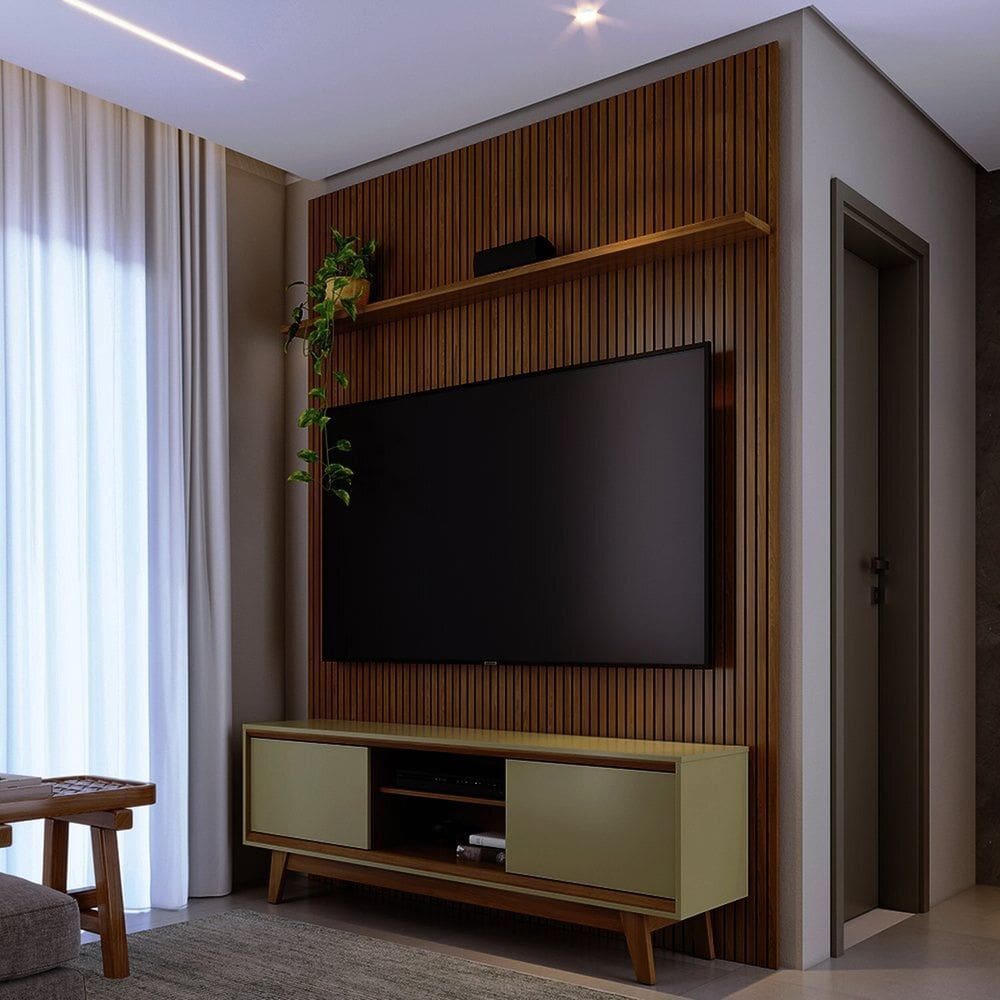 Rack com Painel para TV até 65 Polegadas Milo Cumuru/Opala