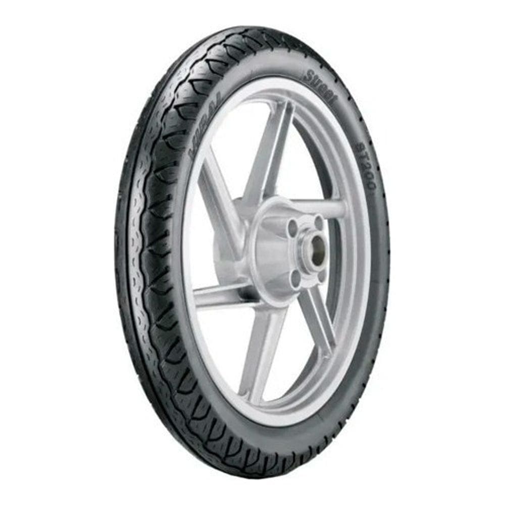 Pneu Traseiro 80/100-14 Vipal St200 Biz 100 125 Pop 100