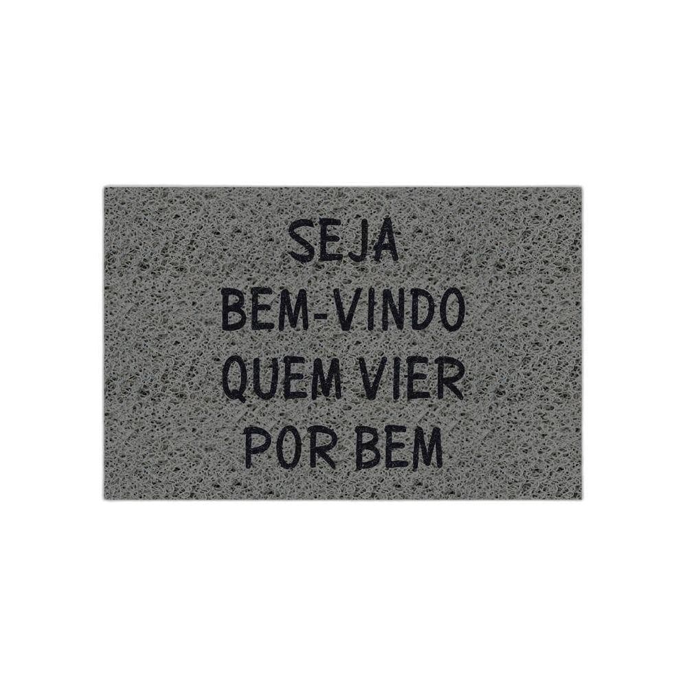 Tapete Capacho Seja Bem Vindo Vier P Bem 60X40 Casa Entrada