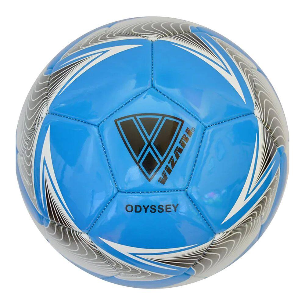 Bola de futebol Vizari para crianças e jovens em couro sintético