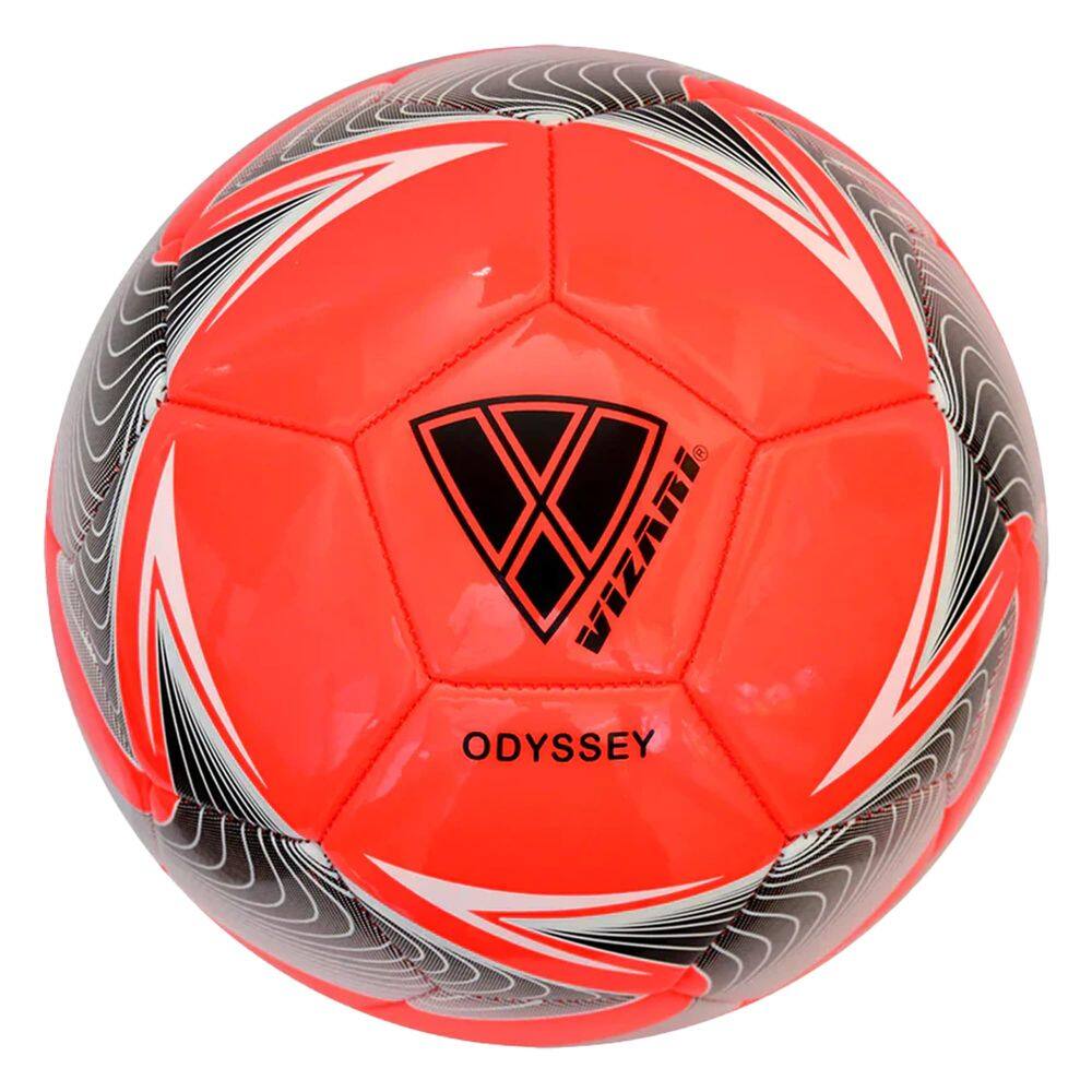 Bola de futebol Vizari para crianças e jovens em couro sintético