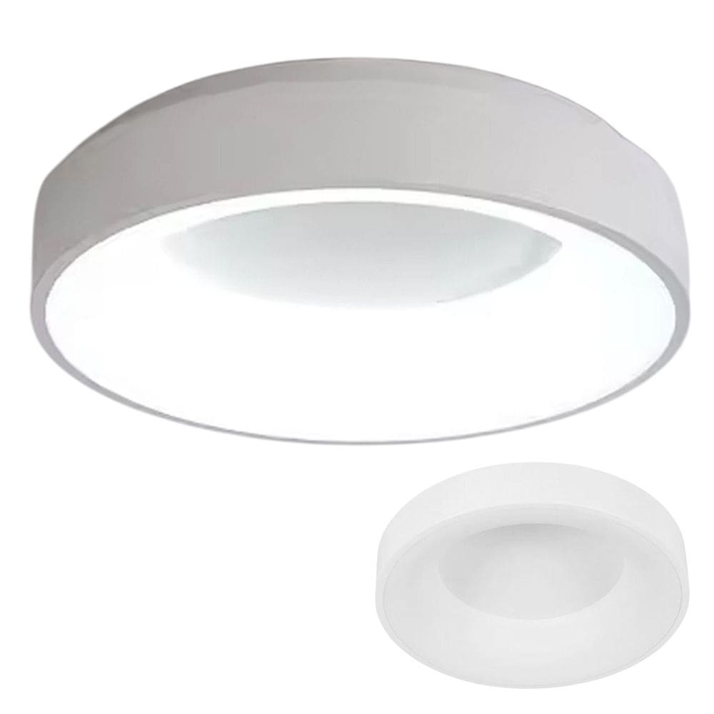 Plafon Luminaria 3 em 1 LED Decoraçao Iluminaçao Quarto Sala Casa Recepçao Comercial Residencial Moderna Elegante