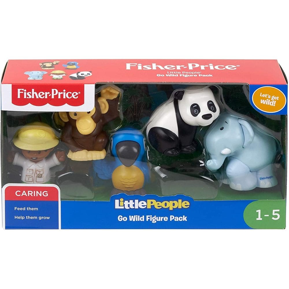 Pacote de bonecos Fisher-Price Little People Go Wild +1 ano